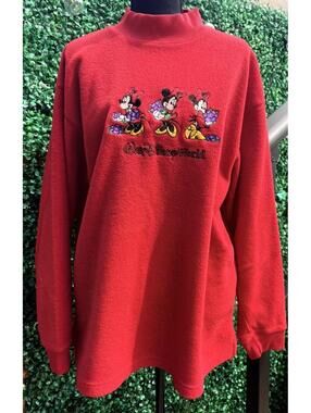 Vintage 1990's Woman's -Disney- Fleece Shirt, Size XL